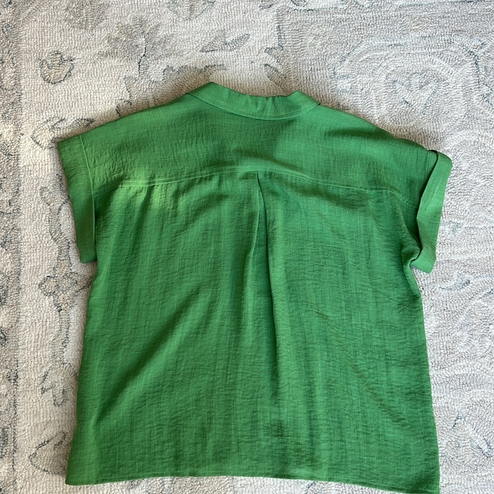 Simply Vera Vera Wang Vibrant Green Polo Shirt - Picture 6 of 7